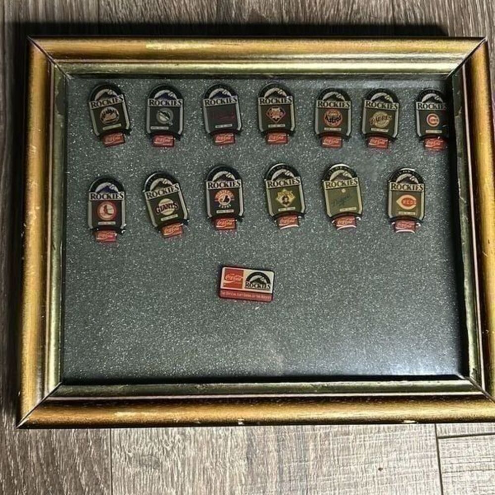 Colorado Rockies Hat Lapel Pins Coca-Cola, 1993 Season, 14pc vintage